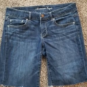 American Eagle cut off jean shorts size 10